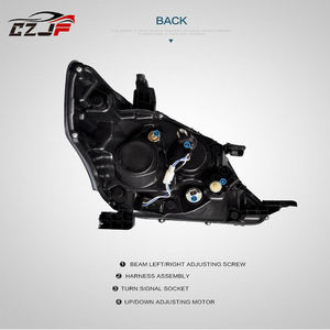 ไฟหน้าโปรเจคเตอร์สีดำสำหรับ Innova 1th Gen (AN40) <span class=keywords><strong>2th</strong></span> 2011 2012 2013 2014 2015 - Product Image 4