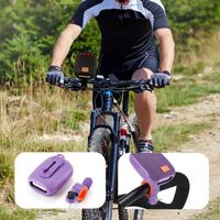 Haut-parleur sans fil pour vélo d'extérieur, rechargeable, boîte à son pour guidon, subwoofer étanche avec clip pour scooter et moto