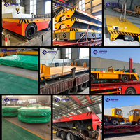 Chariot de transfert électrique sur rail basse tension de 5 tonnes, personnalisé en usine, pour la manutention de matériaux en atelier, OEM disponible