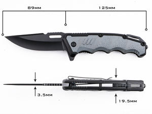 Coltello Tascabile Pieghevole SELAN Lama in Acciaio 3Cr13 Manico in TPR Coltello da Campeggio OEM CT832 - Product Image 3