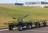 Camion utilitaire électrique en acier 72V 6000W, véhicule agricole robuste, remorque à transmission par chaîne, ATV, UTV, outil logistique