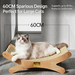 [<span class=keywords><strong>Wow</strong></span> Personnalisé] Griffoir pour chat transfrontalier de type X en bois massif, style simple, résistant à l'usure et aux rayures - Product Image 1