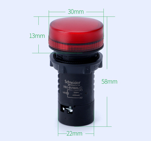 Luz Piloto Roja Original 220V XB2BVM4LC Harmony XB2 XB2-BVM4LC Botón - Product Image 5