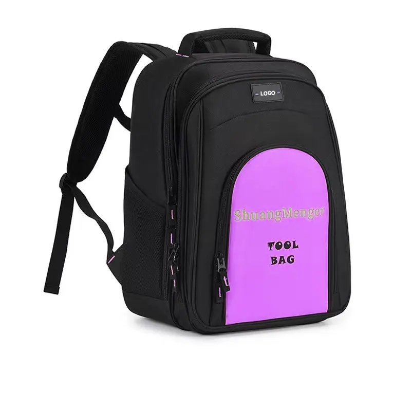 Multifunctional tool backpack Heavy tool organization bag with laptop compartment tool backpack