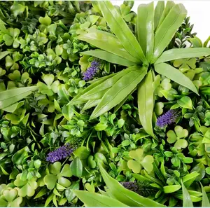 Exquisite Outdoor-Dekoration Kunststoff-Boksbaum-Heckenmatte Paneel Kunstgras-Wandpflanze als Hintergrund Hochzeitsdekoration