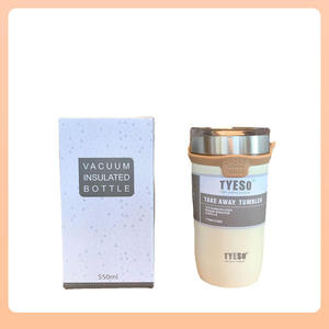 Dernière conception moderne grande capacité en acier inoxydable thermos tasse portable en silicone tasse à café couvercle pour voiture chaud pour l'école - Product Image 5