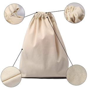 Bolsas de Lona de Alta Calidad con Cordón, Impresión Personalizada, Bolsas de Lona de Algodón con Logotipo - Product Image 4