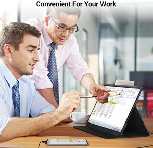 Moniteur portable tactile 15,6 pouces, extension d'écran 1080P FHD IPS, tactile 10 points, HDR, Plug and Play, prise en charge du logo personnalisé, commande en gros - Product Image 3