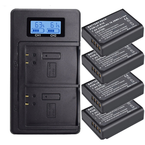 LP-E10 Batteries de caméra LP E10 LPE10 + LCD USB double chargeur pour <span class=keywords><strong>Canon</strong></span> EOS 1100D <span class=keywords><strong>1200D</strong></span> 4000D Kiss X50 X70 Rebel T3 T5 T6 LP-E10 - Product Image 3