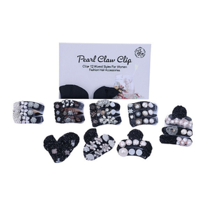 Pince à cheveux en perles, 12 styles variés, pour femmes, accessoires de mode pour cheveux - Product Image 2