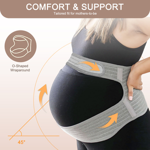 <span class=keywords><strong>Ceinture</strong></span> abdominale <span class=keywords><strong>de</strong></span> <span class=keywords><strong>grossesse</strong></span> réglable, élastique, respirante, écologique, soutien dorsal, bande <span class=keywords><strong>de</strong></span> <span class=keywords><strong>grossesse</strong></span> en nylon - Product Image 2