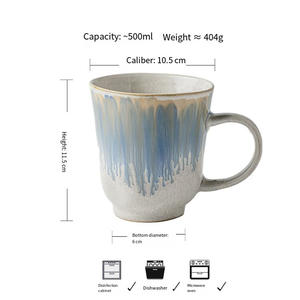 Juego de Taza y Platillo de Café Blanco y Negro Minimalista Creativo Personalizado, Taza para Té de la Tarde - Product Image 6