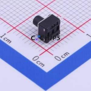 TC-1109DE-C-E Tactile Switch Through hole Component (THT) Switch Single Pole Single Throw Round Button 2.6N Right Angle Insert - Product Image 2