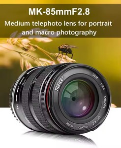 Objectif macro Meike 85 mm F2.8 - Objectif téléobjectif moyen à mise au point manuelle compatible avec <span class=keywords><strong>Fuji</strong></span>, M43, APS-C et plein format - Product Image 3