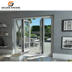 GS Wholesale Aluminum Alloy Casement Door <b>for</b> Residential and Commercial Projects - Product Image 3
