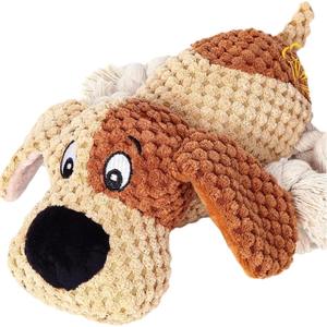 Jouets interactifs <span class=keywords><strong>pour</strong></span> chiens en peluche, résistants aux morsures, avec nœuds et couineurs, <span class=keywords><strong>pour</strong></span> le commerce transfrontalier, fournisseur OEM/ODM, vente en <span class=keywords><strong>gros</strong></span> - Product Image 5
