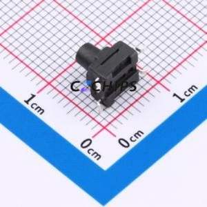 TS667TPFS 031 Tactile Switch SMD-4P,6.2x6.2mm Switch Single Pole Single Throw Round Button 2.5N Vertical Mount - Product Image 2