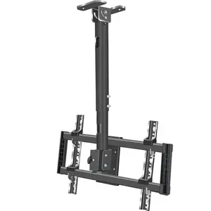 Factory Supplier Universal Fits 39 to 90 Inches Ceiling TV Wall Mount Flip Down TV Rack