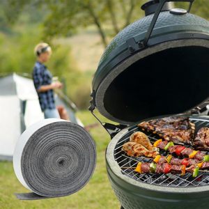 Fire Proof Smoke Proof Felt <strong>Seal</strong> Tape High Temp Self Stick Smoker Gasket Heat Resistant Adhesive <strong>Seal</strong> for BBQ Grill Oven <strong>Stove</strong> - Product Image 5