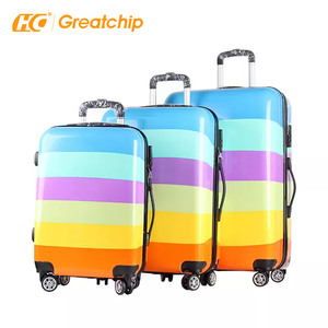 Bán Buôn 3 Mảnh Thiết Lập PC Mô Hình Đầy Màu Sắc Cổ Điển Phong Cách Động Vật In Cứng Hành Lý Vali - Product Image 3