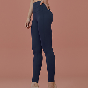 Al por mayor de encargo suave polainas de Yoga ropa deportiva Color sólido de alta elástico para damas - Product Image 6