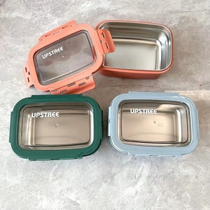 Boîte à lunch pour enfants d'école rectangulaire en plastique étanche <span class=keywords><strong>Anime</strong></span> Portable micro-ondes récipient alimentaire école enfants boîte à lunch - Product Image 5
