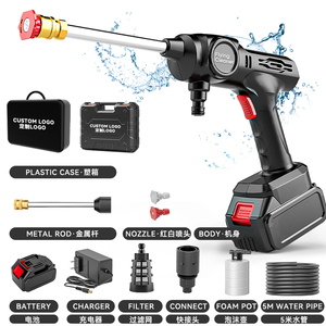 Lavadora <span class=keywords><strong>de</strong></span> coche <span class=keywords><strong>de</strong></span> alta presión eléctrica con batería inalámbrica portátil <span class=keywords><strong>de</strong></span> 21V herramienta <span class=keywords><strong>de</strong></span> mano <span class=keywords><strong>de</strong></span> grado comercial - Product Image 3