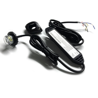 Feux stroboscopiques LED super lumineux 24W à encoche automatique, 12-24V multi-tension, haute puissance, clignotants pour voitures universelles, état neuf