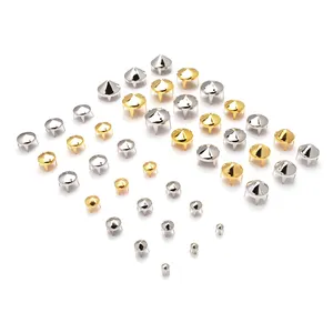 1000pcs cono Studs Rivet Spike Nailhead Claw Bags cinture cappello stivali bracciale indumento artigianato in pelle Decor accessorio per cucire fai da te