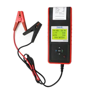 12V 24V Lead Acid AGM GEL EFB Car Battery Tester 2-30V Digital Battery Load Analyzer Built-in Thermal Printer