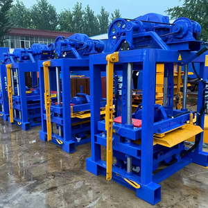 בלוק מלט ביצוע מכונה עם קנטון הוגן מחיר QTJ4-40 רטט דפוס לבנים ביצוע מכונה - Product Image 1