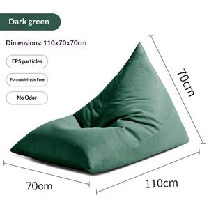 Pouf triangulaire en coton et lin, style minimaliste moderne, pour chambre, balcon, salon, gîte, petit et <span class=keywords><strong>mignon</strong></span>, pour une personne - Product Image 6