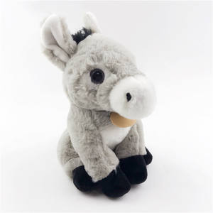 2025 New Design Gray Little <strong>Donkey</strong> <strong>Plush</strong> <strong>Toy</strong> - Soft Stuffed Animal for Baby Gift, Nursery Decor - Product Image 6