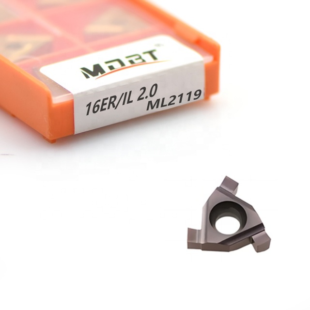 High-precision 08ER/IR 16ER/IR  2.0  Threading Turning Insert Tools Carbide CNC Thread Inserts