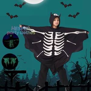 Capa de murciélago brillante con temática de Halloween de HP Cross-border, unisex, para niños, ideal para cosplay - Product Image 1