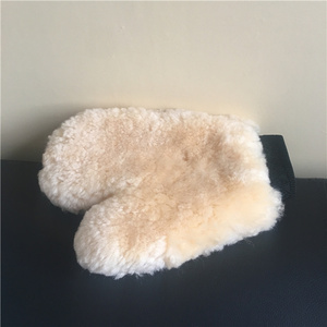 Gants <span class=keywords><strong>de</strong></span> nettoyage <span class=keywords><strong>de</strong></span> voiture en peau <span class=keywords><strong>de</strong></span> mouton, <span class=keywords><strong>laine</strong></span> <span class=keywords><strong>de</strong></span> mérinos - Product Image 2