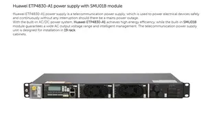 HUAWEI ETP4830-A1 30A Power Supply 220V To -48V Embedded Power System Switching Supply ETP4830 For All Brand Olt