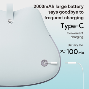 Almohada de masaje con cojín trasero de recarga 16D de vibración de alta frecuencia de amasado humano simulado - Product Image 5