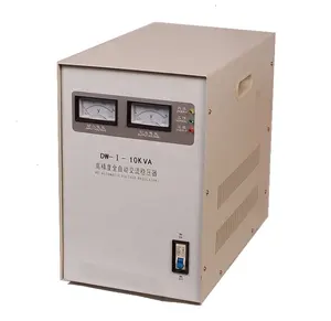 High precision automatic AC voltage stabilizer (Regulator) with contact voltage regulator,servo motor,automatic control circuit