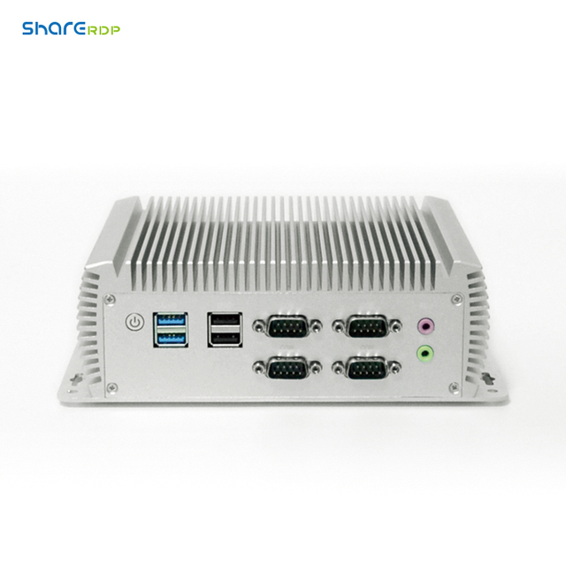 Sharerdp Factory Intel Core I5 I7 1135G7 10610U 6 COM RS232 Dual Lan VGA HD 4K NUC MiniPc Win10 Linux Industrial Mini Computer
