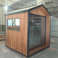 Cabine de sauna finlandaise commerciale traditionnelle moderne pour 6 personnes, en cèdre rouge, cèdre canadien et épicéa, infrarouge lointain électrique, 9 kW, pour appartement