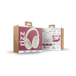 Rizz - Casque Bluetooth pliable avec batterie de 50 heures / charge rapide / design pliable / basses profondes / multipoint - Product Image 6