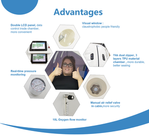 Cámara Hiperbárica de Oxígeno 2.0 ATA HOBT 2026, Duradera, de TPU, 1.5 ATA, Suave, para Terapia de Oxígeno Hiperbárico para Humanos - Product Image 2