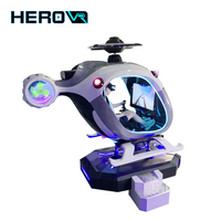 La première machine mignonne de simulateur de vol de l'hélicoptère VR ultra-léger d'avion de version pour des enfants