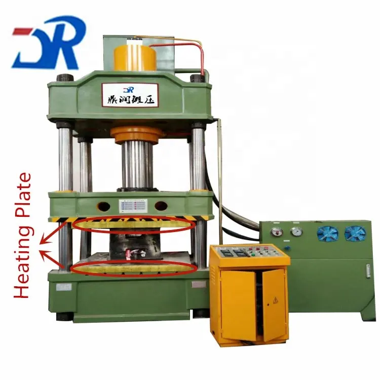 Hot sale automatic 100 / 200 / 315 SMC Moulding four column hydraulic press with heating plate