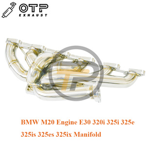 OTP Tuyau D'échappement pour T3 T4 Tur bo Collecteur pour 82-94 <span class=keywords><strong>BMW</strong></span> M20 <span class=keywords><strong>E30</strong></span> 320i 325i <span class=keywords><strong>325e</strong></span> 325is 325es 325ix SUS304 Acier Inoxydable HP - Product Image 4