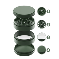 VA Premium Céramique Herbe Broyeur en gros Machine 63 mm Aluminium Ceram Fumer Accessoires avec Logo Personnalisé Emballage Cadeau Gratuit
