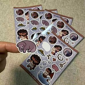 Lembar stiker A4 a6 lucu ciuman kustom - Product Image 2