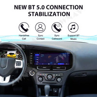 Radio para Coche ZWNAV con Pantalla Táctil de 12.3'' para Dodge Charger 2011-2019, Reproductor de Video Multimedia Android 13, Estéreo, GPS, Carplay, TS10