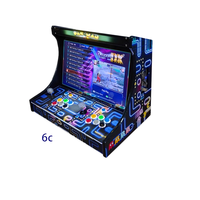 Borne d'arcade classique multi-jeux pour 2 joueurs, machine de type Bartop, machine d'arcade rétro